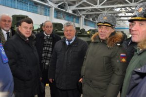 Заместитель министра обороны Юрий Борисов изучил работу тамбовских предприятий оборонного комплекса